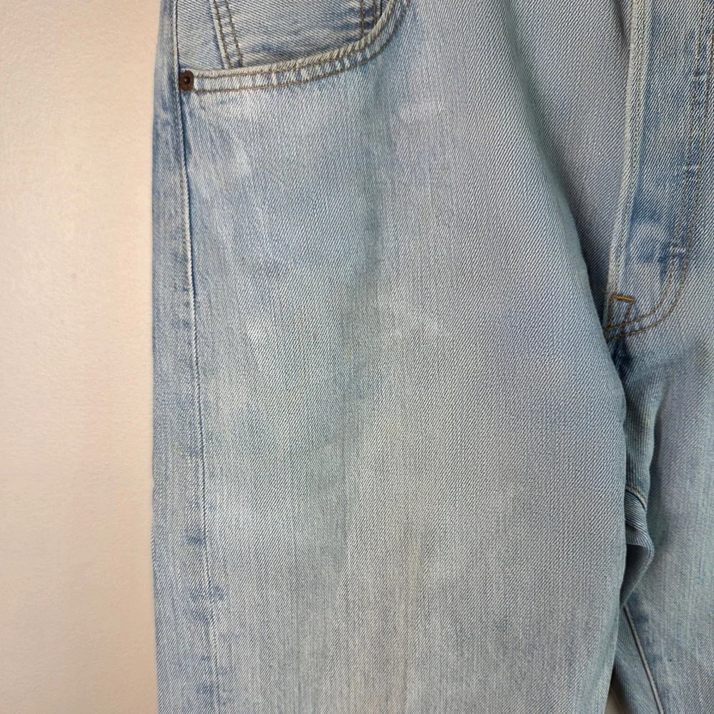 Levi's 501 Original Fit Mens 36x30 Light Wash Excellent Straight Jeans Denim